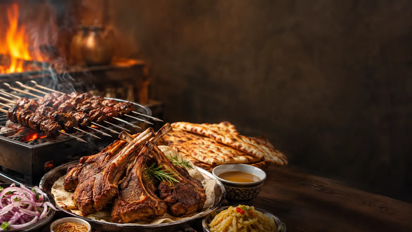 Фирменное мясо на кости в Хуньчуне